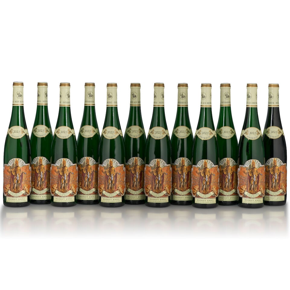 Knoll Wachau Loibenberg Riesling Smaragd, 2023 (12 bottles, 750ml): Knoll Wachau Loibenberg Riesling Smaragd, 2023 (12 bottles, 750ml) Region: Austria Packaging: two 6-pack cardboard cases This lot is subject to the following lot symbols: • • Zero rated