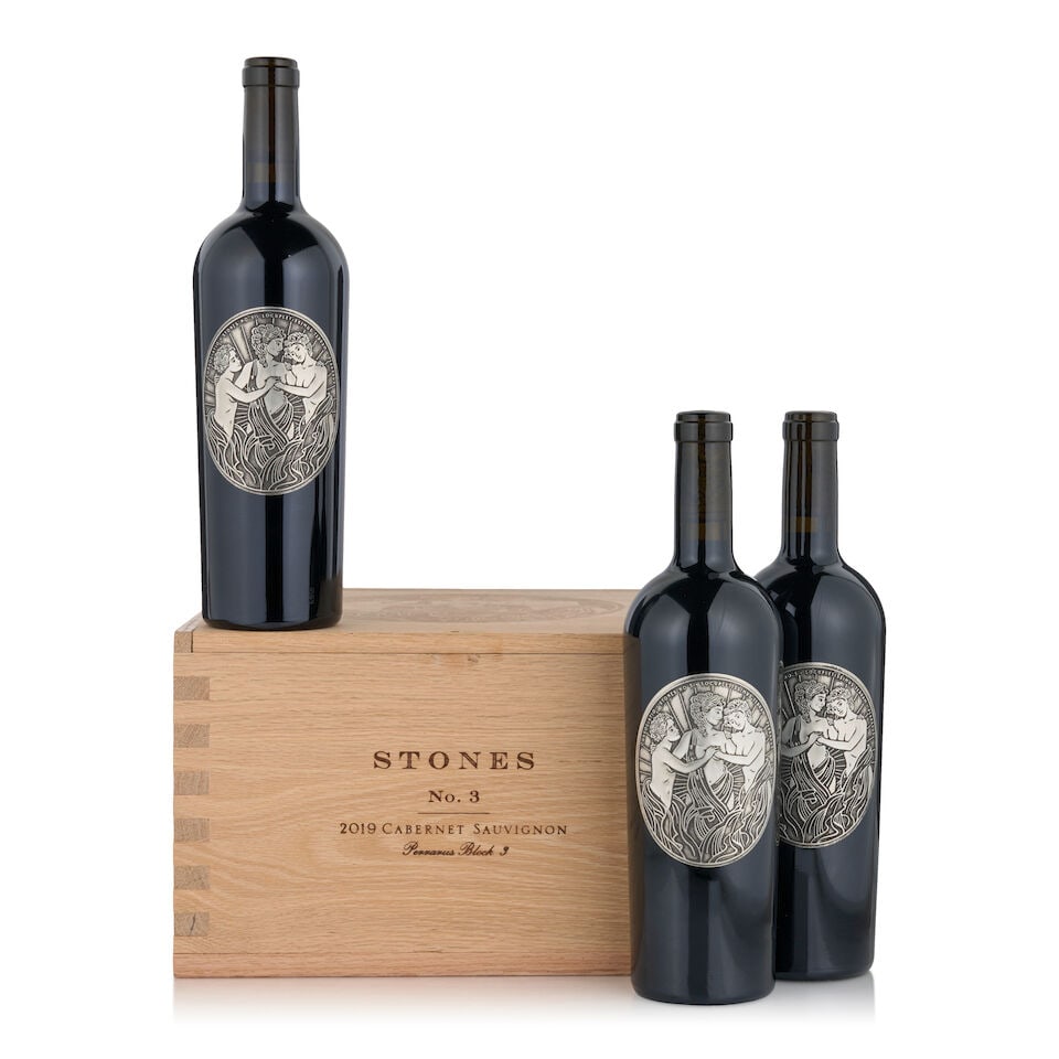 Fairchild Estate, Cabernet Sauvignon Stones No. 3 Perrarus Block 3 Tench Vineyard, 2019 (3 bottl...: Fairchild Estate, Cabernet Sauvignon Stones No. 3 Perrarus Block 3 Tench Vineyard, 2019 (3 bottles, 750ml) Region: Napa Valley Packaging: original wooden case Footnotes: California This lot is