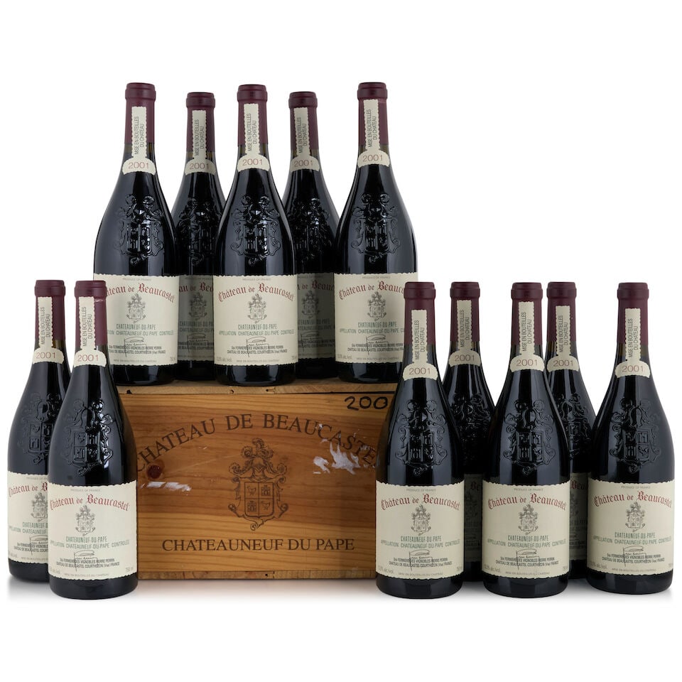 Château de Beaucastel, Châteauneuf-du-Pape, 2001 (12 bottles, 750ml) (1 of 1)