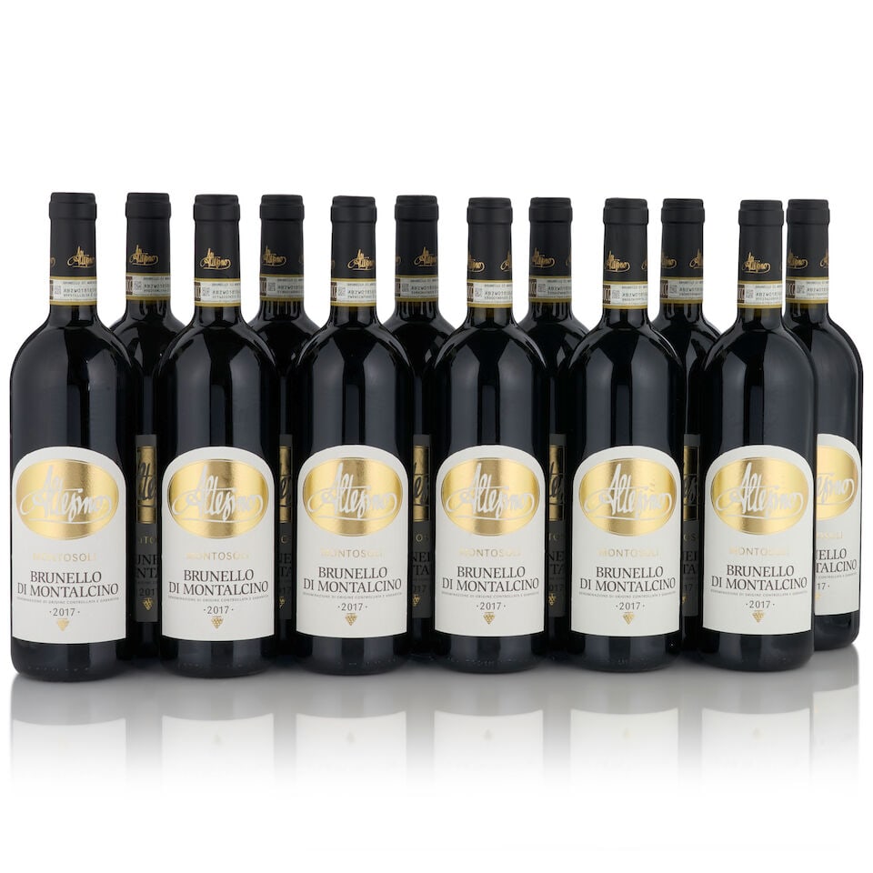 Altesino, Brunello di Montalcino Montosoli, 2017 (12 bottles, 750ml): Altesino, Brunello di Montalcino Montosoli, 2017 (12 bottles, 750ml) Region: Tuscany Packaging: two 6-pack original cardboard cases Footnotes: Italy This lot is subject to the following lot symbols: