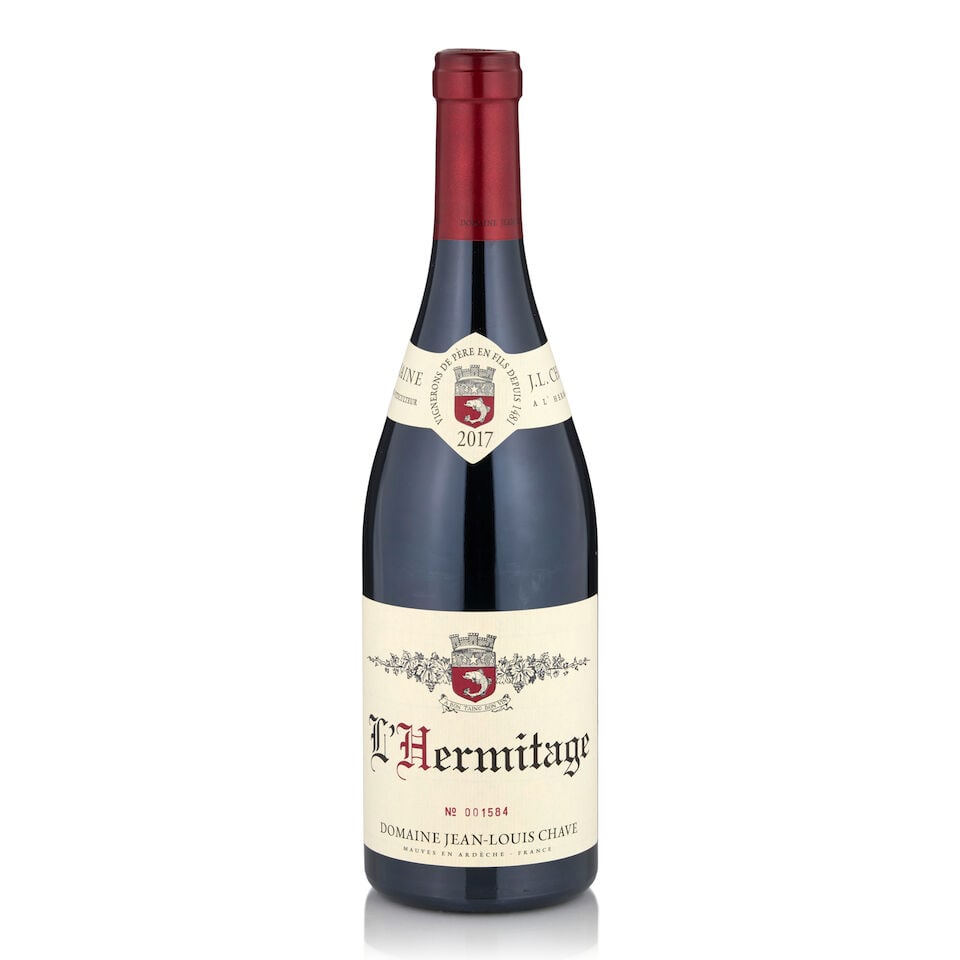 Domaine J.L. Chave, L'Hermitage, 2017 (1 bottle, 750ml): Domaine J.L. Chave, L'Hermitage, 2017 (1 bottle, 750ml) Region: Northern Rhône This lot is subject to the following lot symbols: • • Zero rated for tax, no tax will be added to the