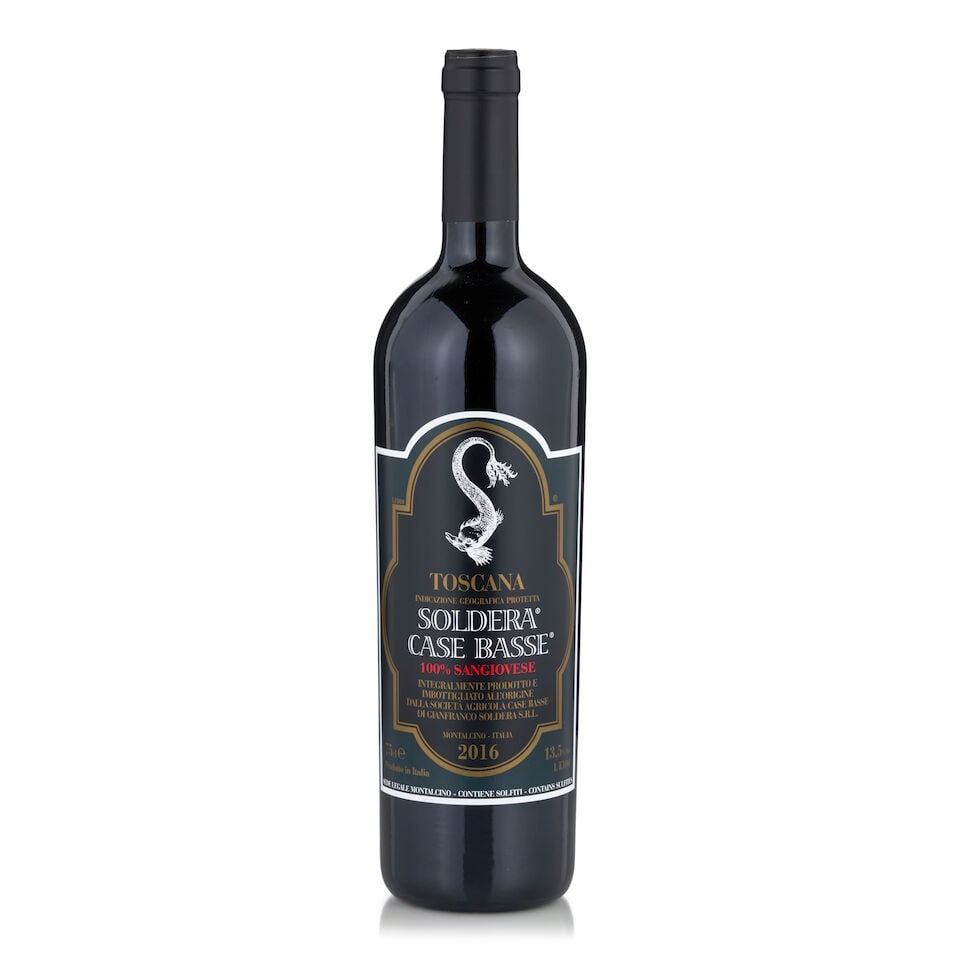 Soldera, Case Basse, 2016 (1 bottle, 750ml): Soldera, Case Basse, 2016 (1 bottle, 750ml) Region: Tuscany Footnotes: Italy This lot is subject to the following lot symbols: • • Zero rated for tax, no tax will be added to the Hammer