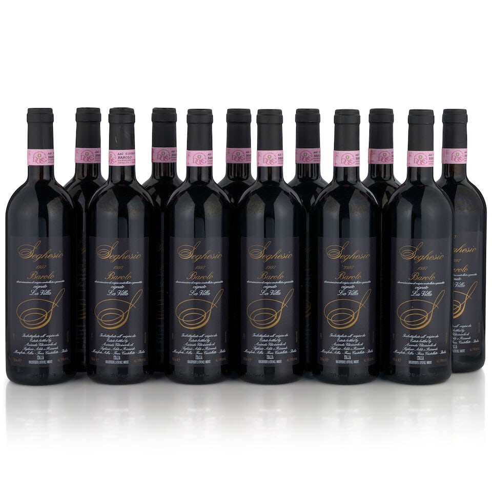 Seghesio, Barolo La Villa, 1997 (12 bottles, 750ml): Seghesio, Barolo La Villa, 1997 (12 bottles, 750ml) Region: Piedmont Packaging: original cardboard case Footnotes: Italy This lot is subject to the following lot symbols: • • Zero rated