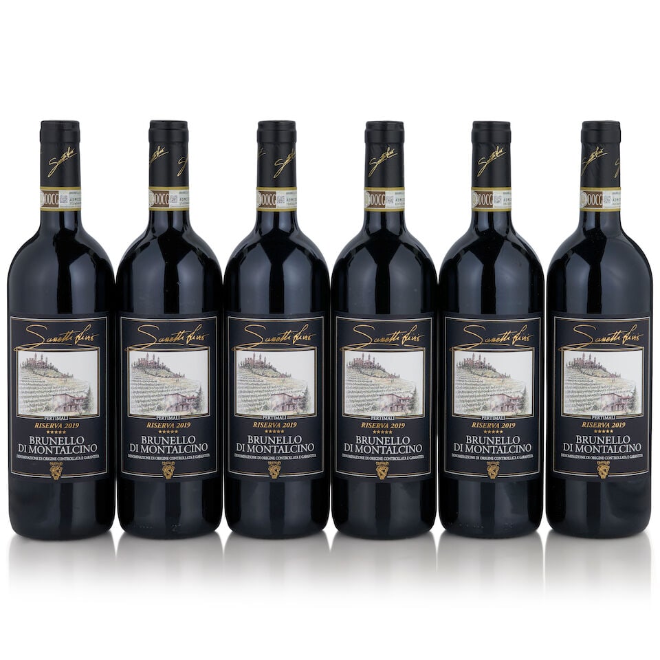 Sassetti Livio, Brunello di Montalcino Pertimali Riserva, 2019 (6 bottles, 750ml): Sassetti Livio, Brunello di Montalcino Pertimali Riserva, 2019 (6 bottles, 750ml) Region: Tuscany Packaging: original cardboard case Footnotes: Italy This lot is subject to the following lot symbols: