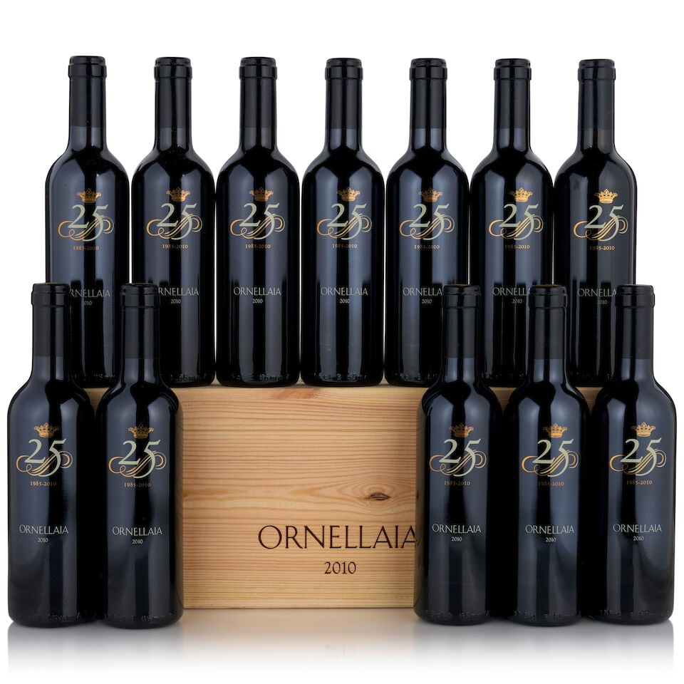 Tenuta dell'Ornellaia, Ornellaia La Celebrazione, 2010 (12 bottles, 375ml): Tenuta dell'Ornellaia, Ornellaia La Celebrazione, 2010 (12 bottles, 375ml) Region: Tuscany Packaging: original wooden case Footnotes: Italy This lot is subject to the following lot symbols: