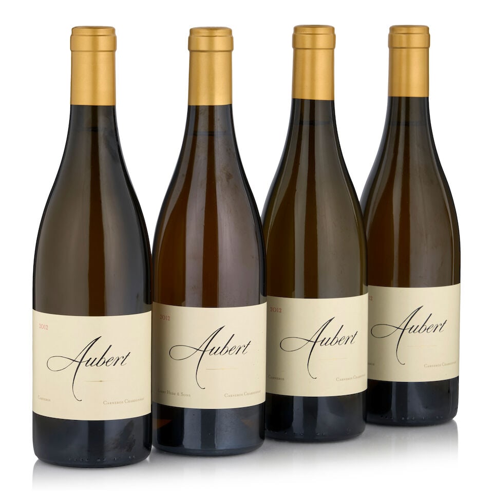 Aubert, Carneros Chardonnay, 2012 (4 bottles, 750ml): Aubert, Carneros Chardonnay, 2012 (4 bottles, 750ml) Region: Sonoma Footnotes: California This lot is subject to the following lot symbols: • • Zero rated for tax, no tax will be added to 