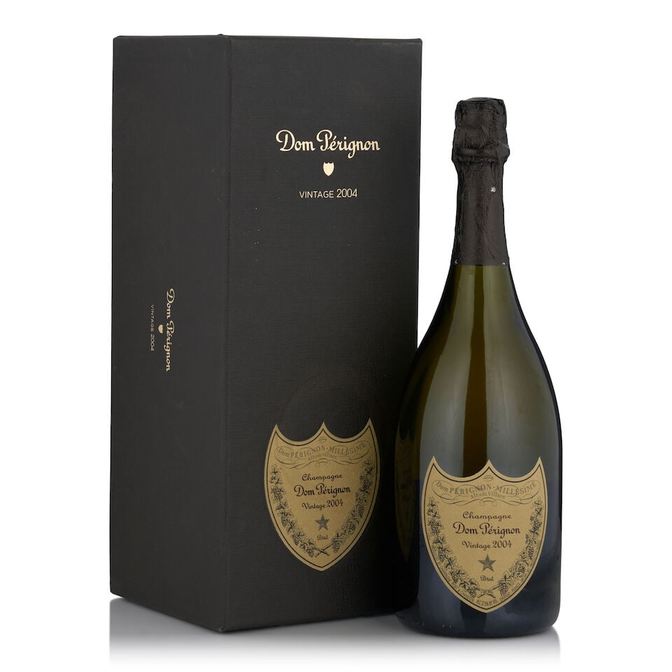 Dom Pérignon, 2004 (1 bottle, 750ml): Dom Pérignon, 2004 (1 bottle, 750ml) Region: Épernay Fill Level: less than 0.5cm below foil Packaging: original case Footnotes: Champagne This lot is subject to the following lot symbols: