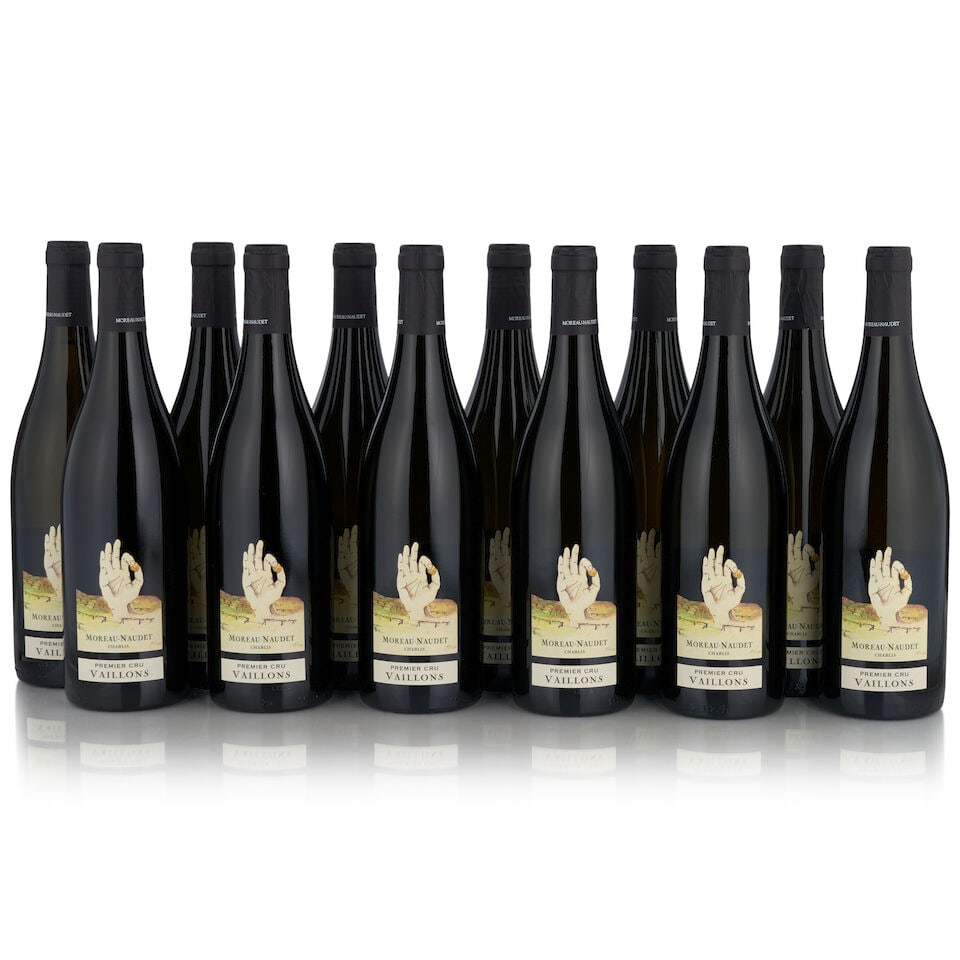 Moreau-Naudet, Chablis Vaillons, 2023 (12 bottles, 750ml): Moreau-Naudet, Chablis Vaillons, 2023 (12 bottles, 750ml) Region: Chablis Packaging: two 6-pack original cardboard cases Footnotes: Burgundy This lot is subject to the following lot symbols: