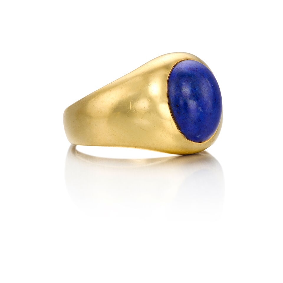 BVCCIARI: 18K GOLD AND LAPIS LAZULI RING - 2