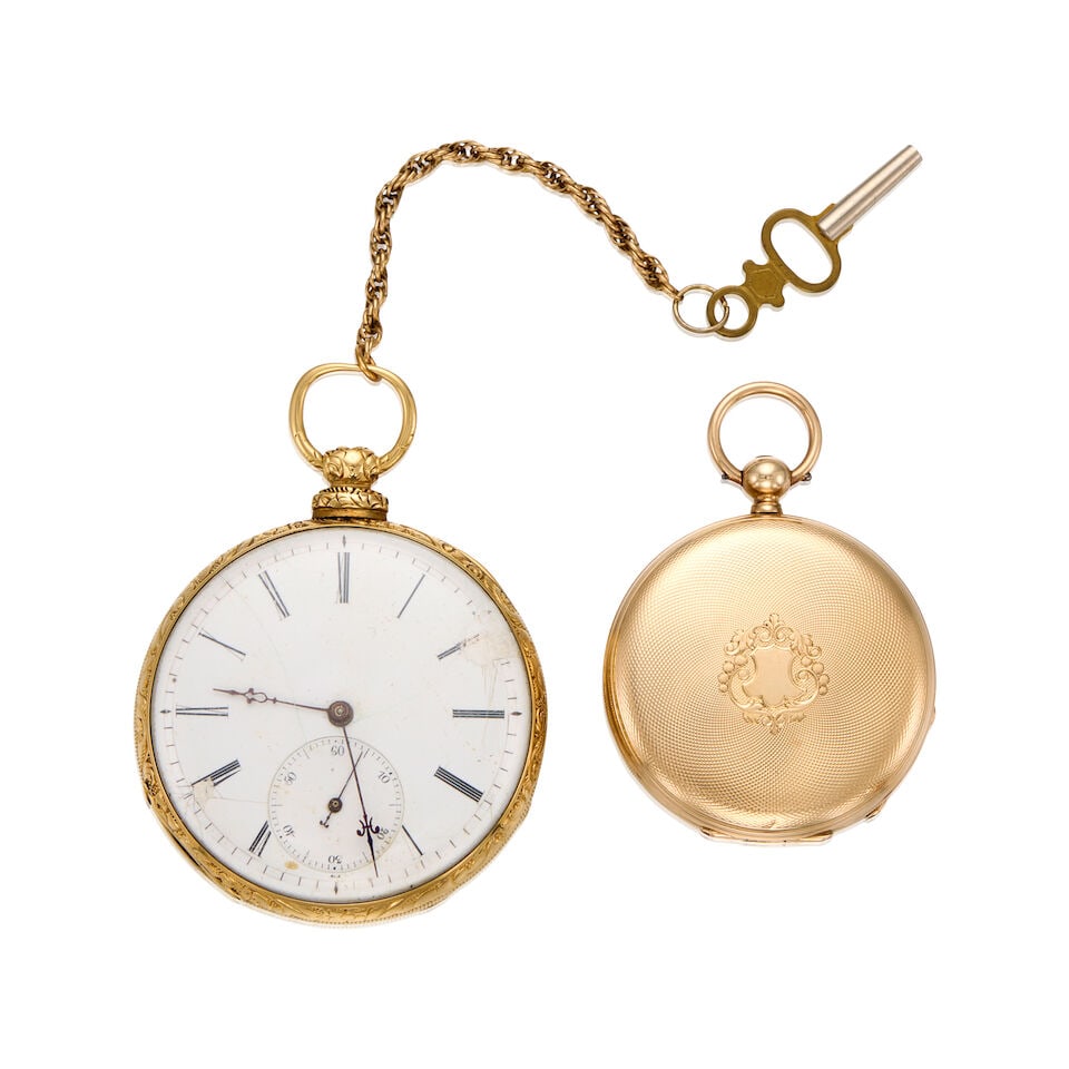 TWO GOLD POCKETWATCHES (1 of 2)