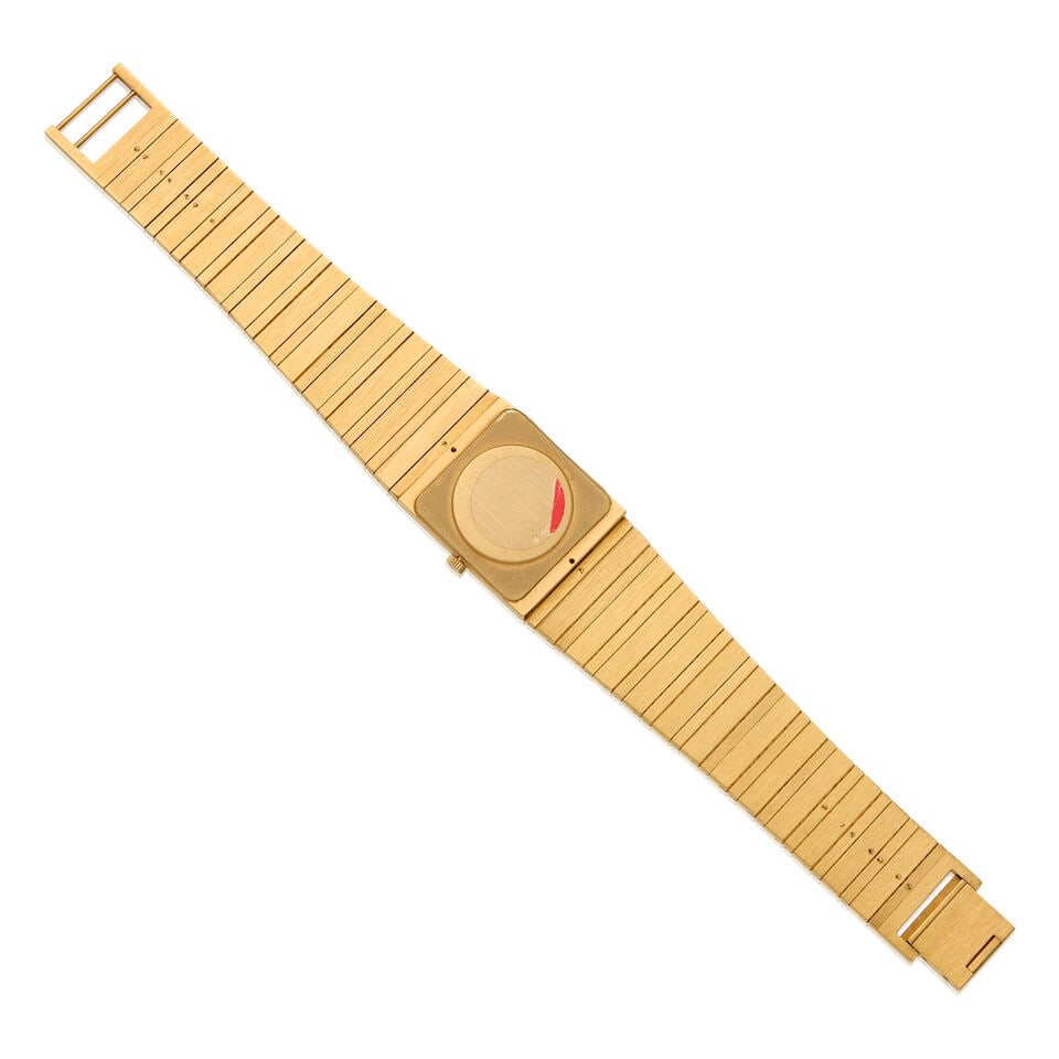 GENEVE: GOLD PLATED BRACELET WATCH - 2