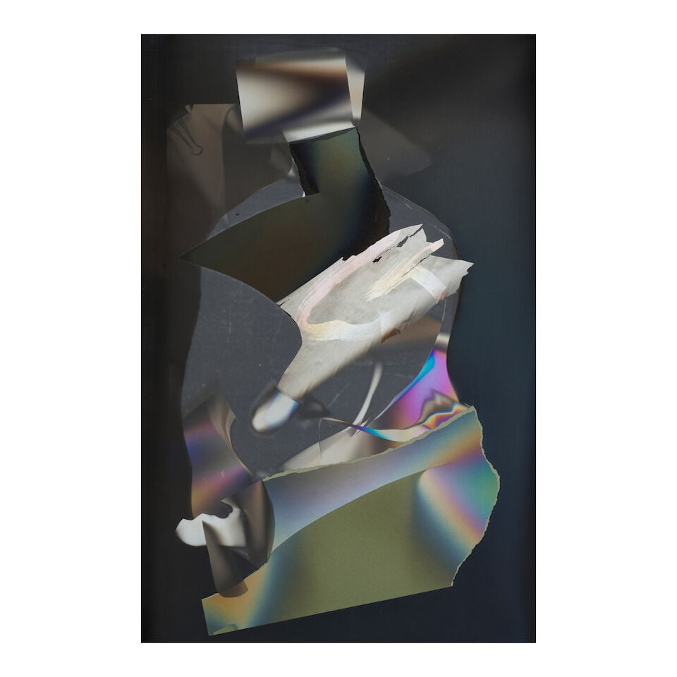 LARRY BELL (B. 1939) F 3.1.10 47 1/4 x 32 3/4 in (120 x 83 cm) (Executed in 2010) (1 of 3)