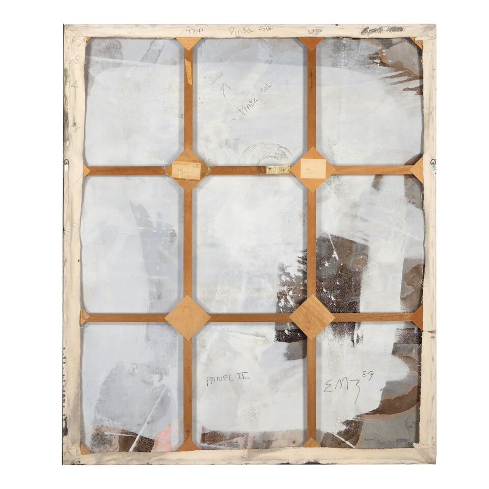 ED MOSES (1926-2018) Vinca-Site each: 78 x 66 1/4 in (198.1 x 168.3 cm)overall: 78 x 132 1/2 in ... - 6