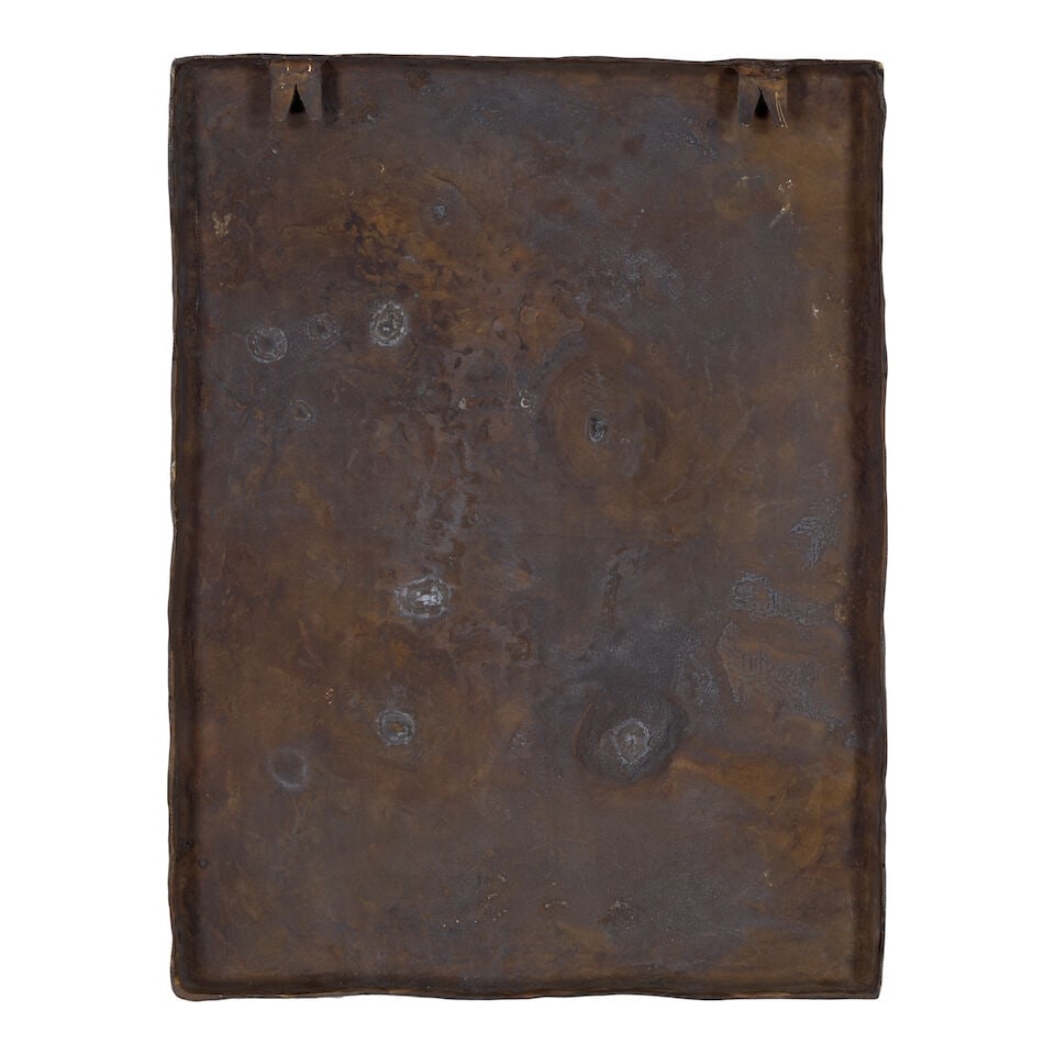 ERIKA VERZUTTI (B. 1971) Turtle 31 x 23 1/2 x 2 3/8 in (78.7 x 59.7 x 6 cm) (This work is from n... - 2