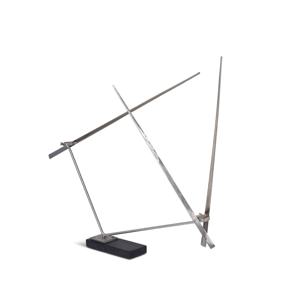 GEORGE RICKEY (1907-2002) Divided Quadrilateral I 24 x 24 x 3 in (61 x 61 x 7.6 cm)including sta... - 3