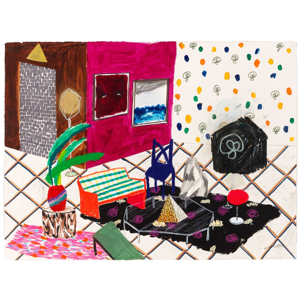 SHARA HUGHES (B. 1981) Club 22 1/4 x 30 in (56.5 x 76.2 cm) (Executed in 2008) (1 of 3)