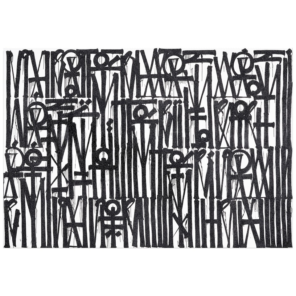 RETNA (B. 1979) Untitled 114 x 163 in (289.6 x 414 cm) (Painted in 2018) (1 of 4)