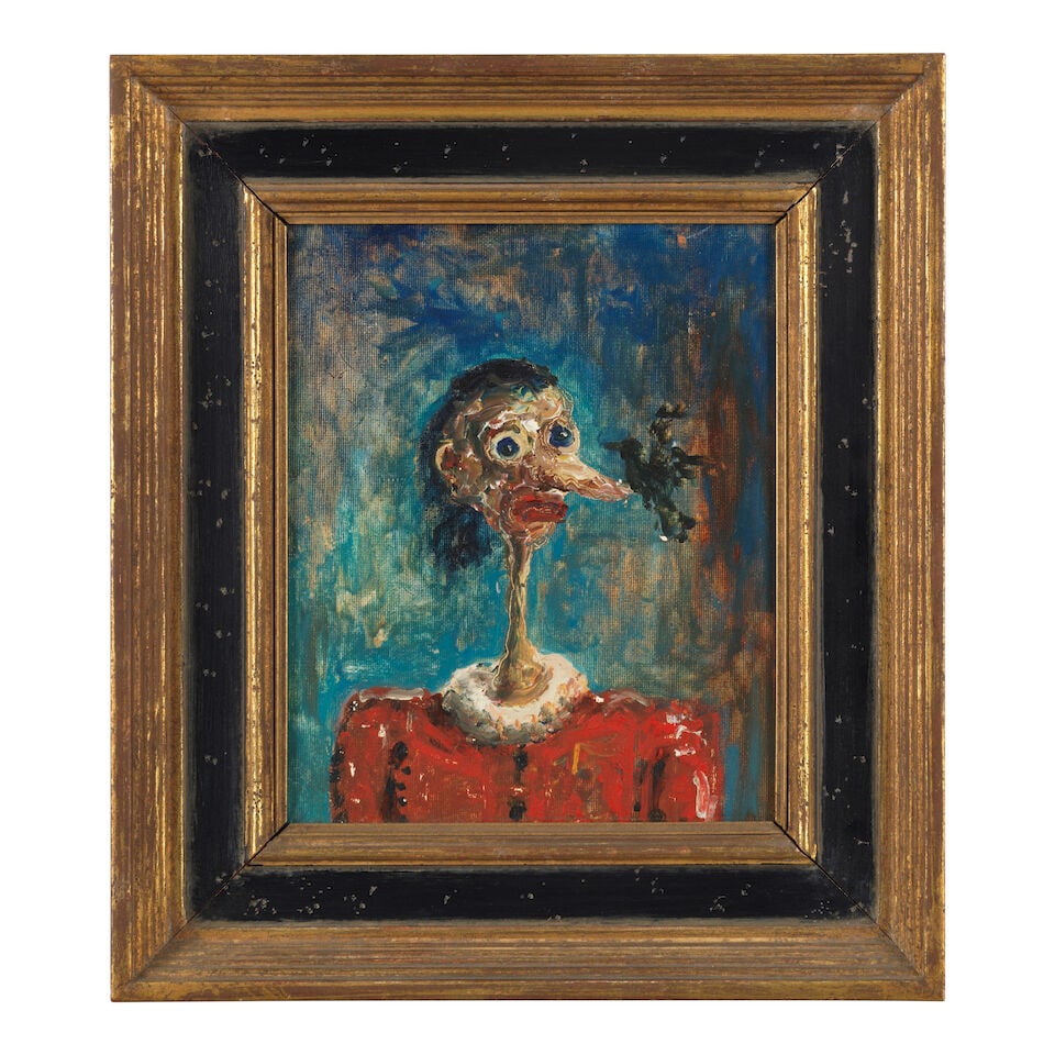 GEORGE CONDO (B. 1957) The Albatross 11 x 9 in (27.9 x 22.9 cm) (Painted in 1984) - 2