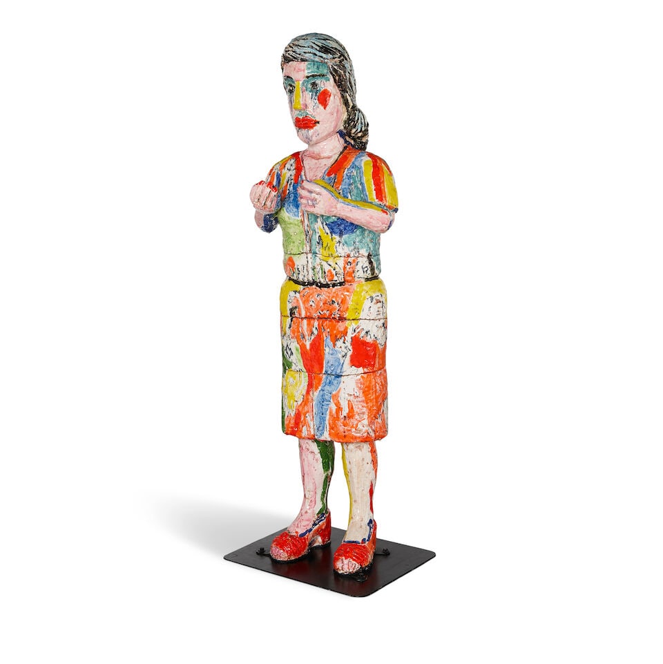 VIOLA FREY (1933-2004) Standing Woman III 92 x 29 x 21 in (233.7 x 73.7 x 53.3 cm) (Executed in ... - 4