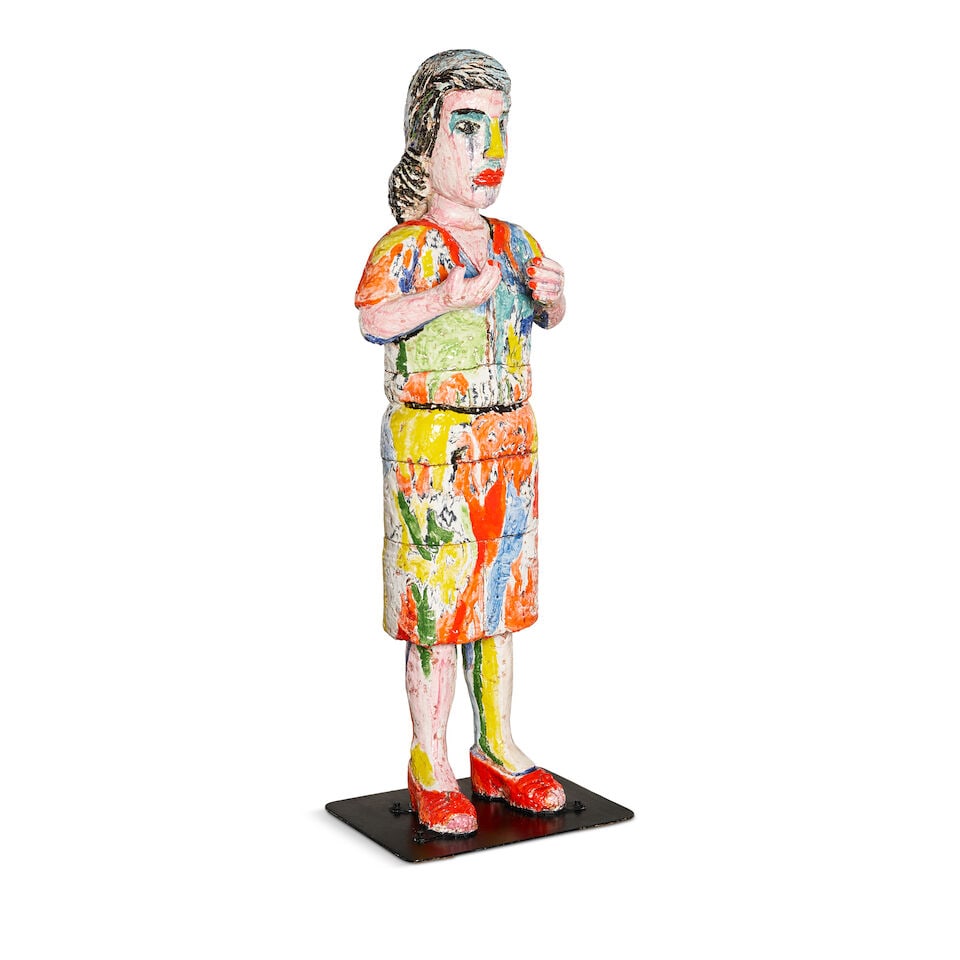 VIOLA FREY (1933-2004) Standing Woman III 92 x 29 x 21 in (233.7 x 73.7 x 53.3 cm) (Executed in ... - 5