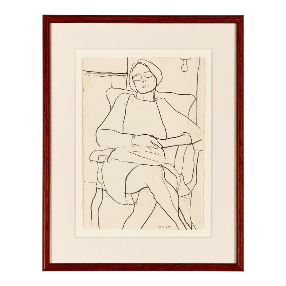RICHARD DIEBENKORN (1922-1993) Untitled 11 1/2 x 8 in (29.2 x 20.3 cm) (Executed in 1965 ) - 3