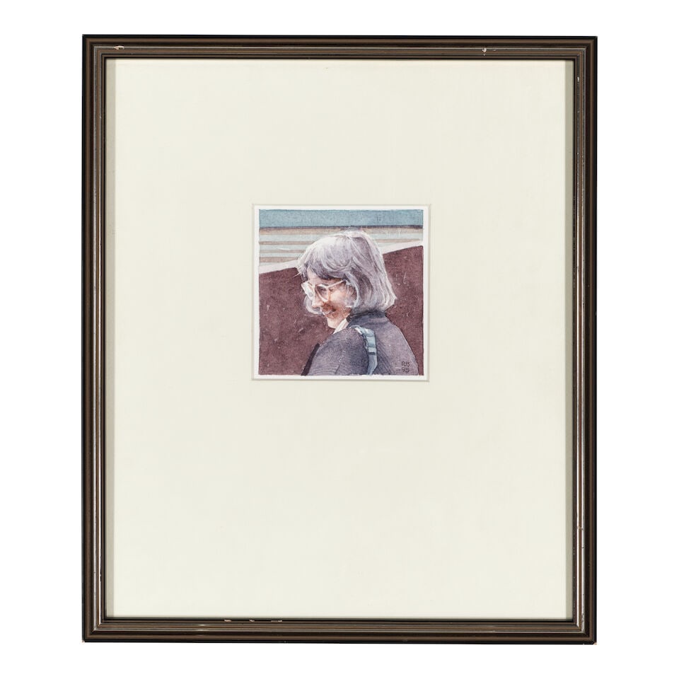 ROBERT BECHTLE (1932-2020) Kathan sheet: 10 1/2 x 9 in (26.7 x 22.9 cm)image: 3 1/2 x 3 1/2 in (... - 2
