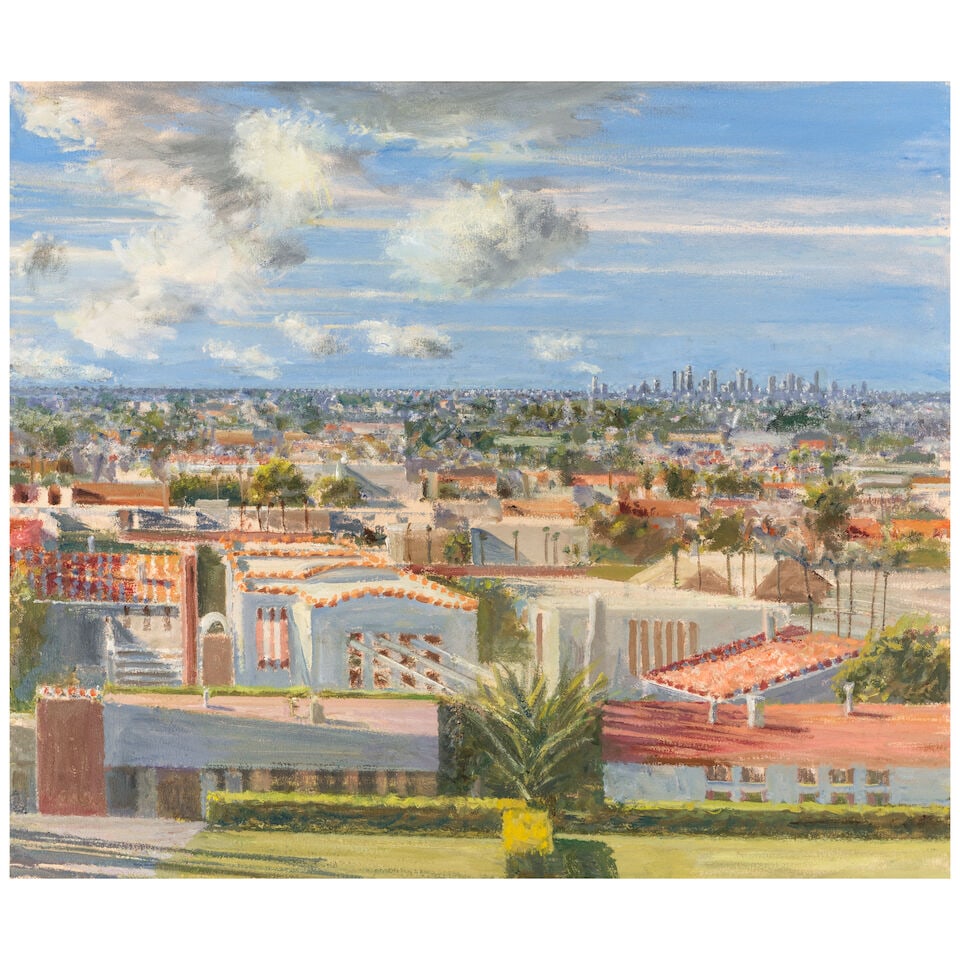 LARRY COHEN (B. 1952) View from Taft and Franklin 22 x 26 in (55.9 x 66 cm) (Painted in 2023) (1 of 3)