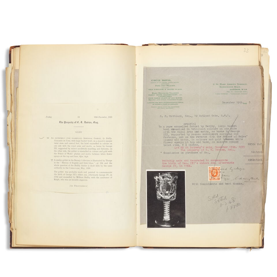 The George Finch Hotblack Collection: an important archive of invoices and purchase records, cir... - 11
