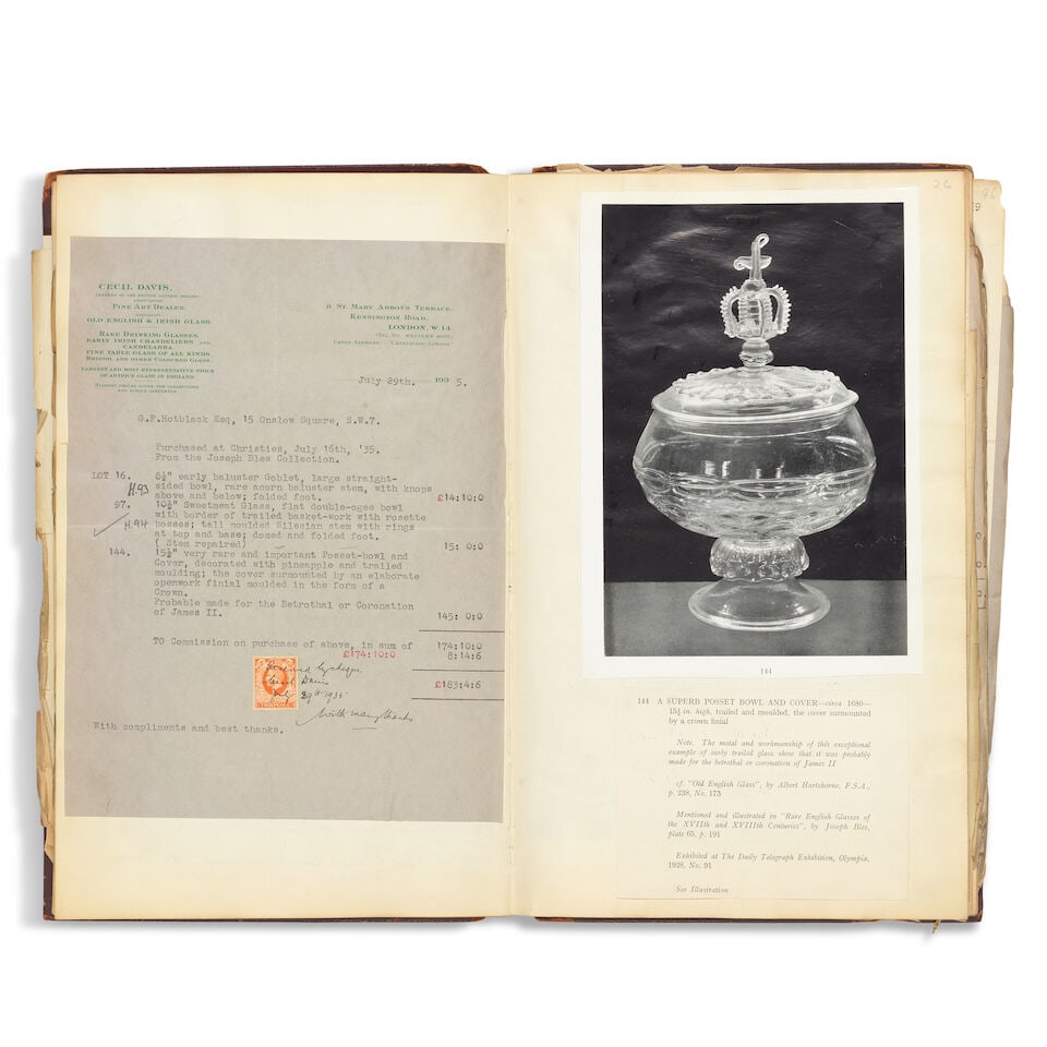 The George Finch Hotblack Collection: an important archive of invoices and purchase records, cir... - 12
