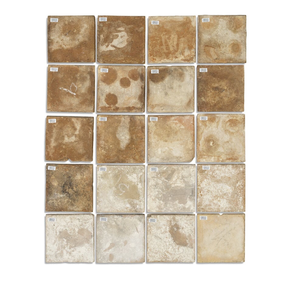 A collection of twenty-one delftware tiles, mid-18th and early 19th century - 2