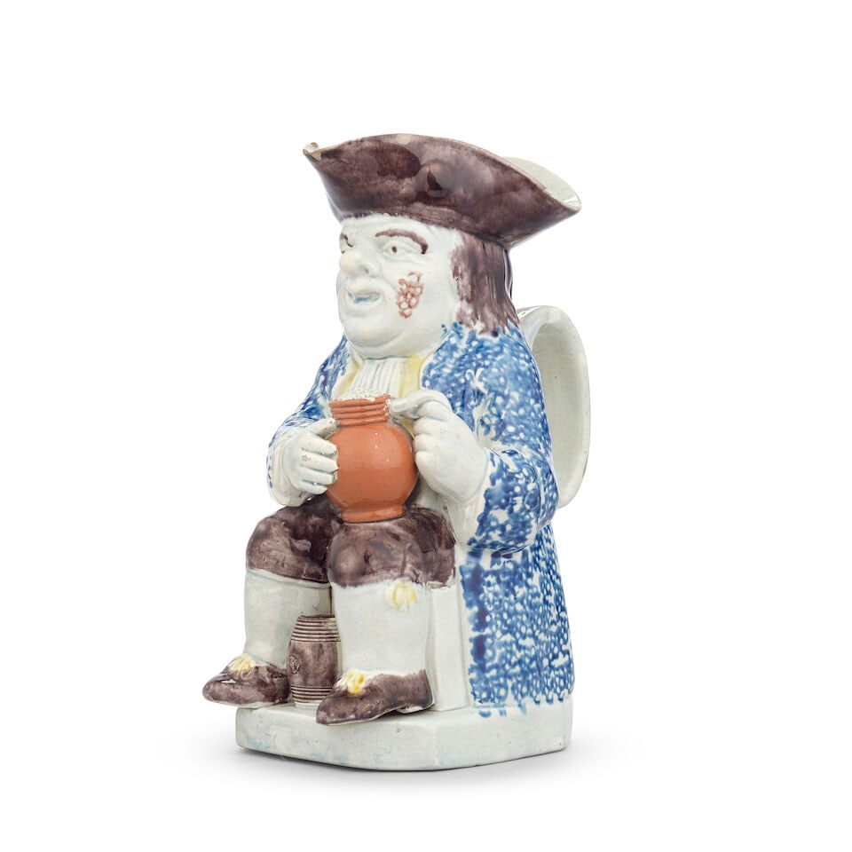A Staffordshire pearlware Toby Jug, circa 1790 - 2
