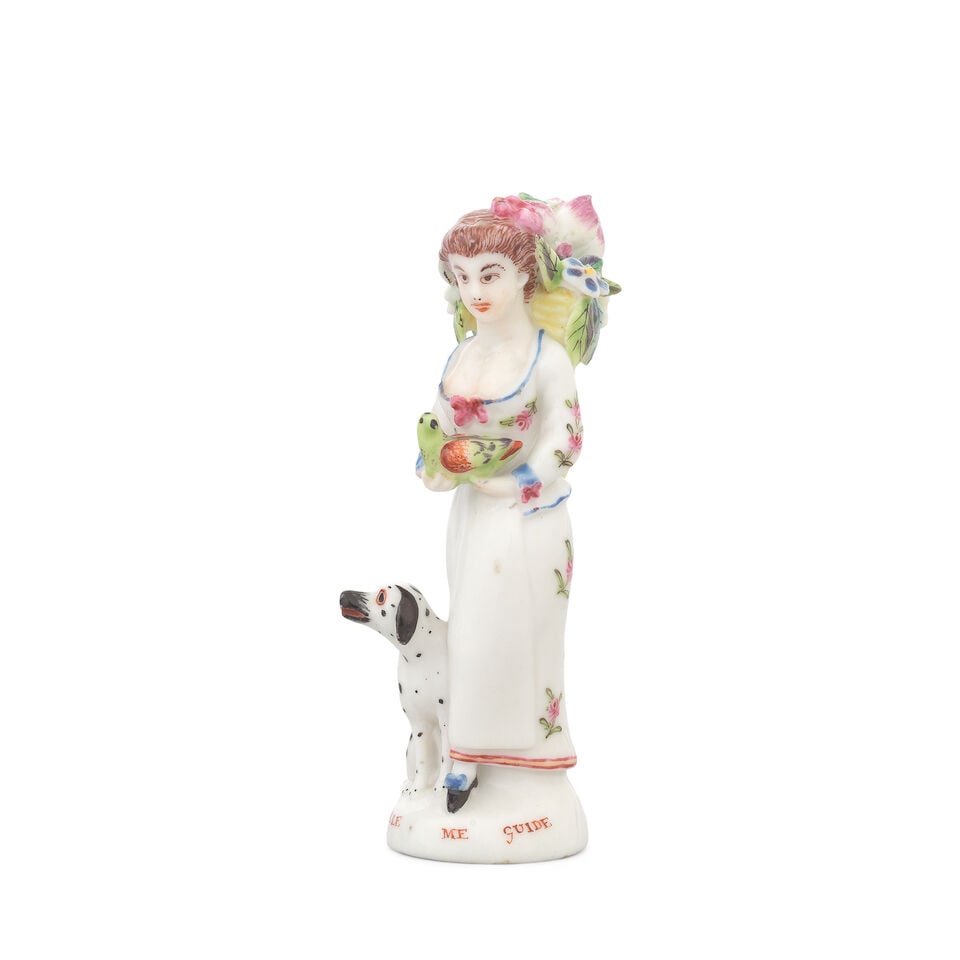 A St James's (Charles Gouyn) scent bottle and stopper, circa 1751-59 (1 of 3)