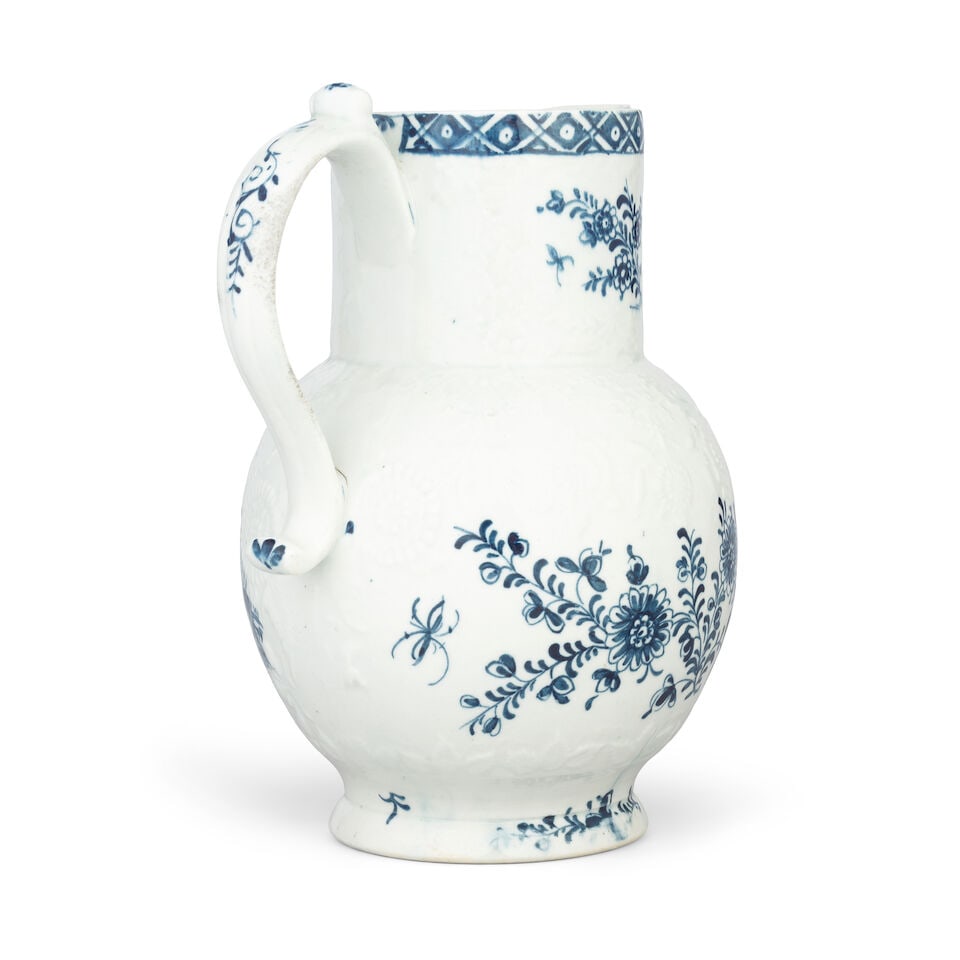A Lowestoft jug, circa 1765 - 2