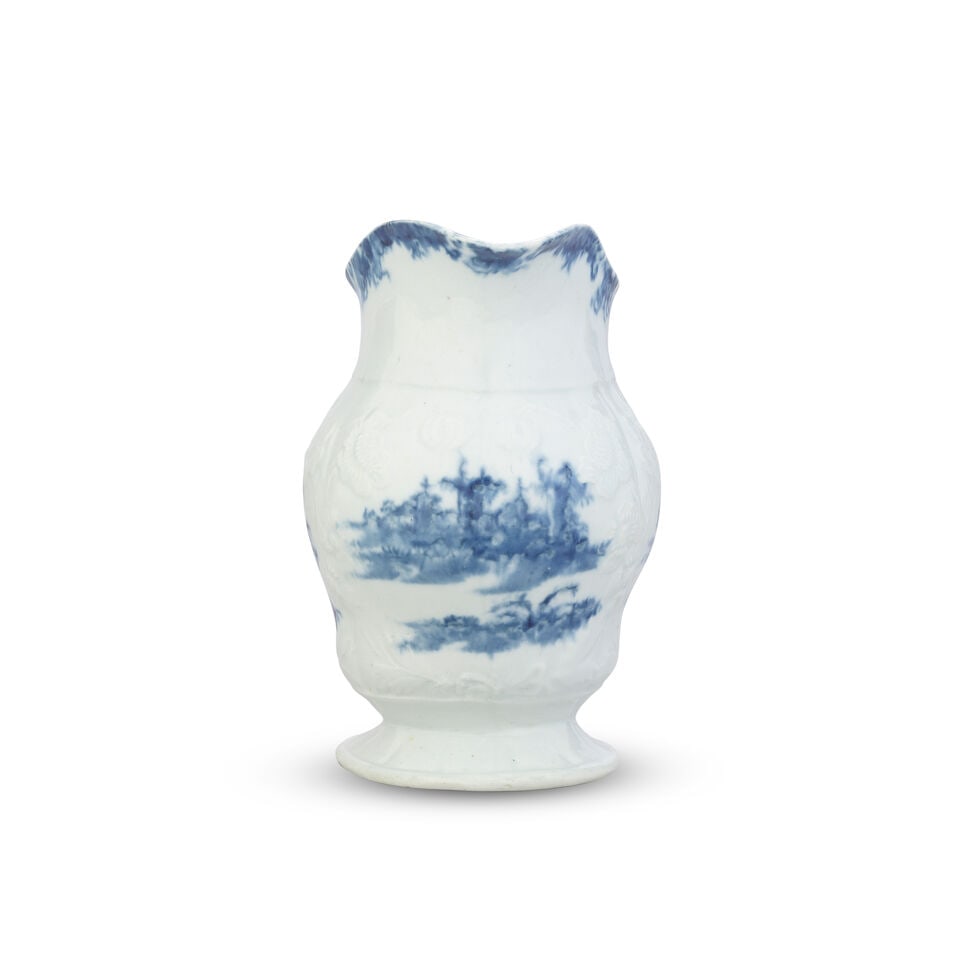An unusual Longton Hall milk jug, circa 1756 - 3