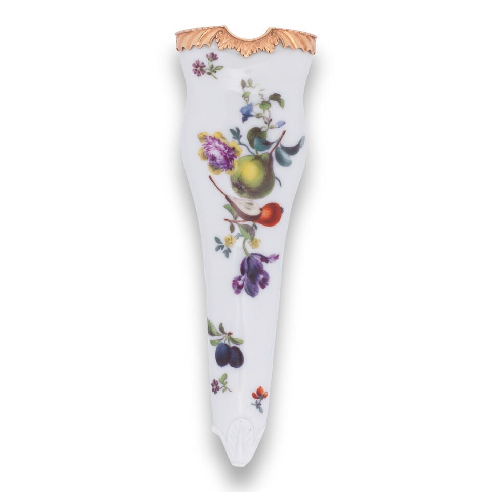 A Meissen gold-mounted etui, circa 1750-60 - 2