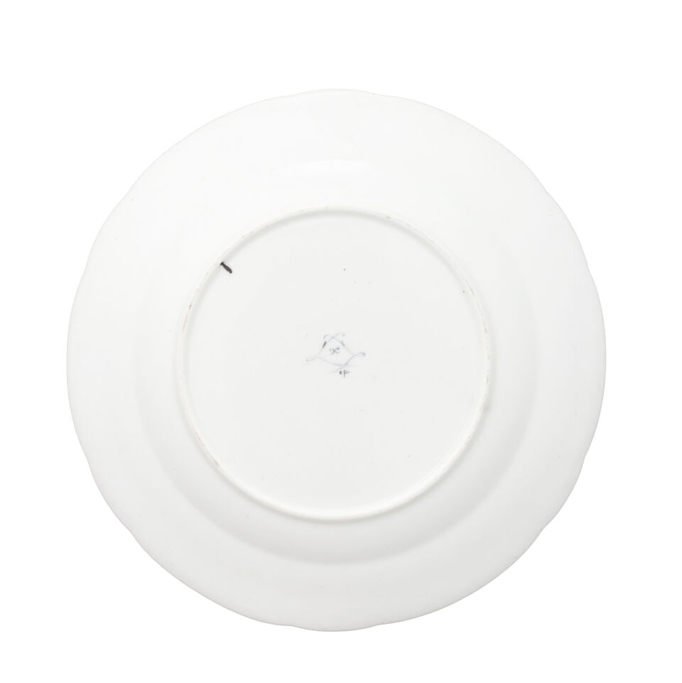 A Sèvres plate from a service for the duc de Chartres, dated 1775 - 2
