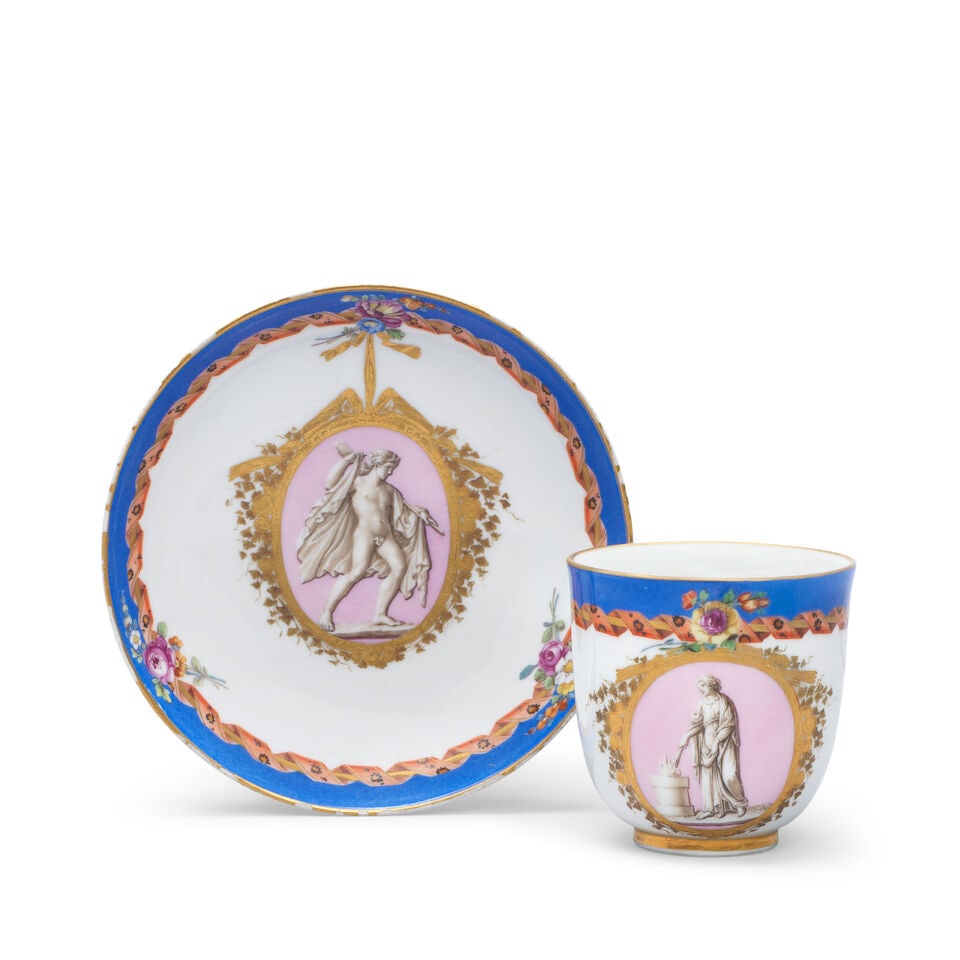 A Meissen Marcolini period cup and saucer, circa 1790 (1 of 1)