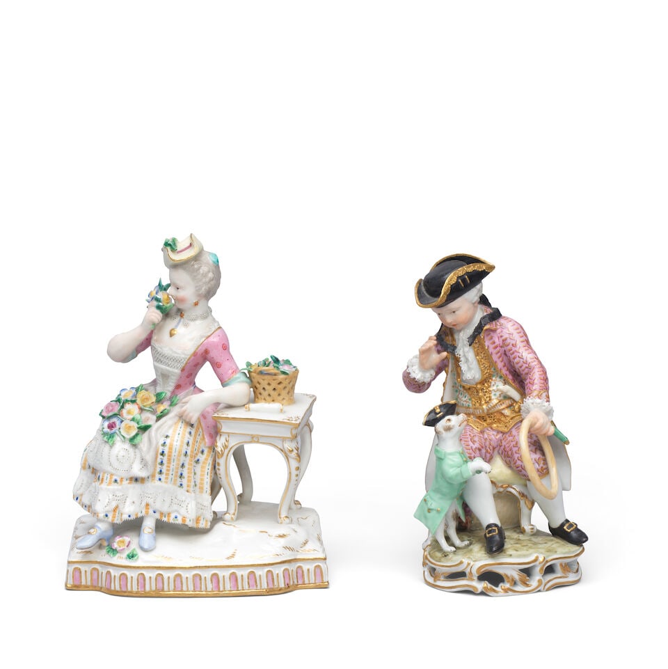 Two Meissen figures, late 18th/19th century (1 of 1)