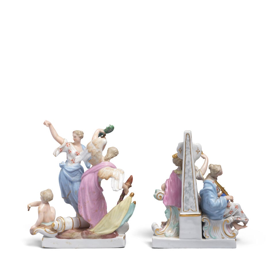 Two Meissen allegorical groups, late 19th century - 2