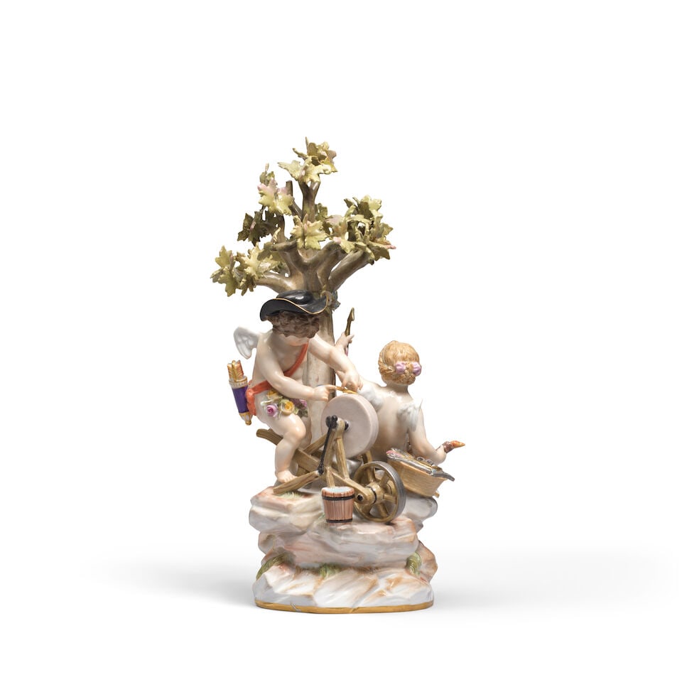 A Meissen group of putti, late 19th century (1 of 4)