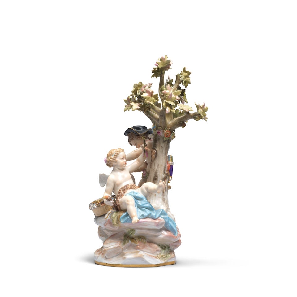 A Meissen group of putti, late 19th century - 3