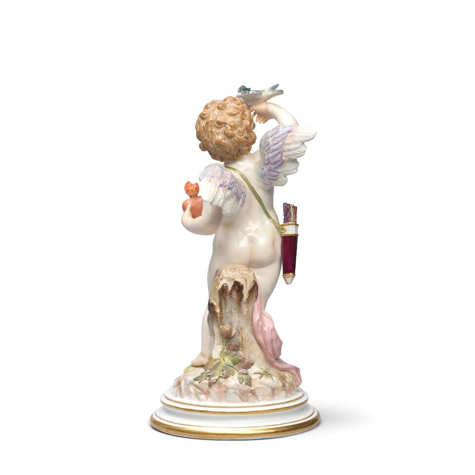 A Meissen large figure of a cupid, late 19th century - 2