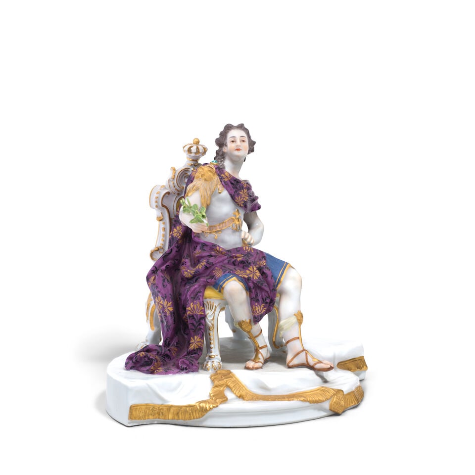 A Meissen figure emblematic of France, second half 19th century - 2
