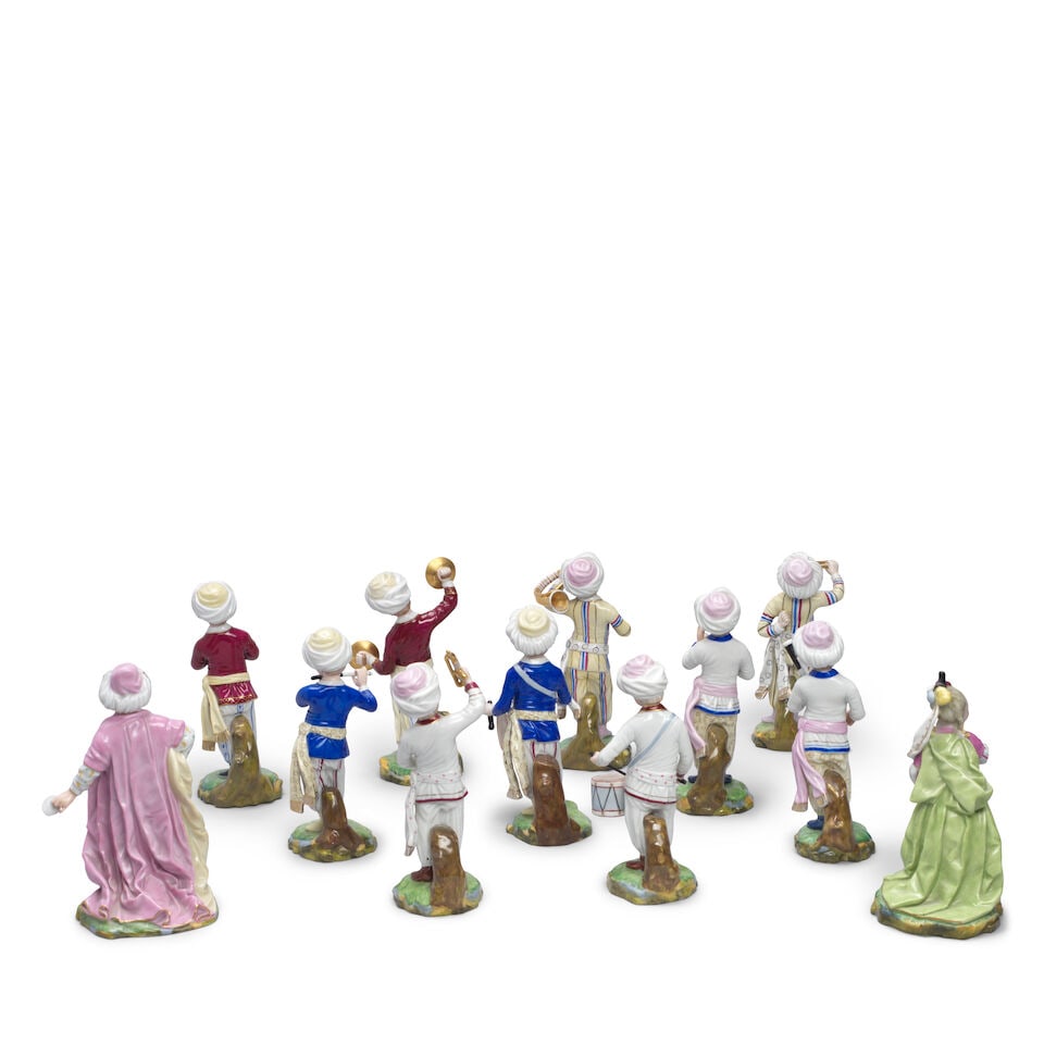 A group of thirteen Höchst figures, second half 20th century - 4