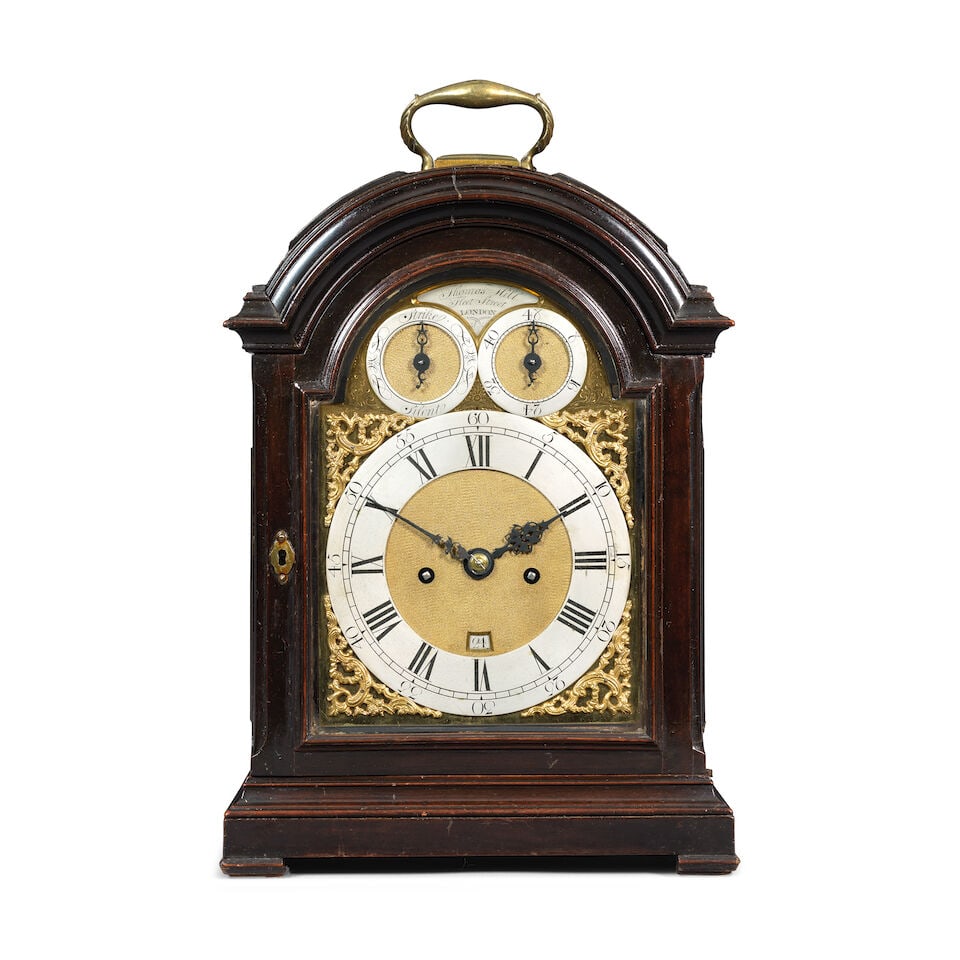 A good third quarter of the 18th century striking two pad table clock Thomas Hill, Fleet Street... - 4