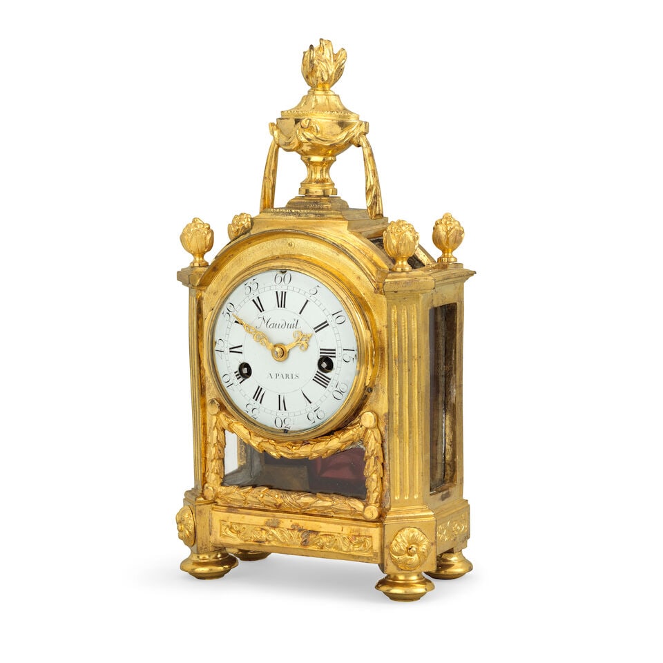 A fine late 18th century French ormolu mantel clock Mauduit a Paris - 4