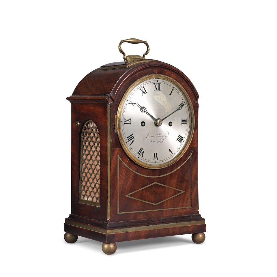 A early 19th century regency mahogany striking table clock James Rigly, London - 3