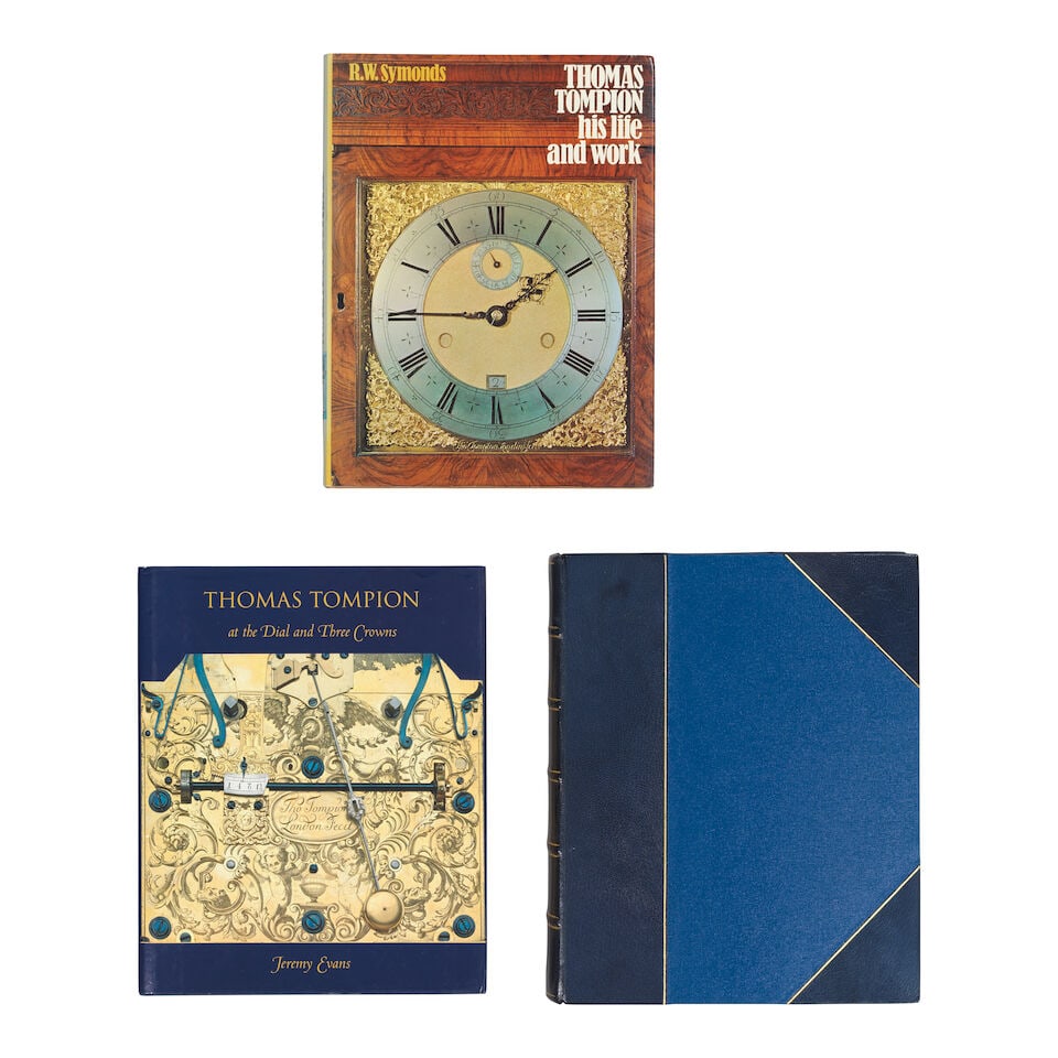 Three books regarding Thomas Tompion: Three books regarding Thomas Tompion R. W. Symonds, Thomas Tompion his life and work (London 1969); Jeremy Evens, Thomas Tompion at the Dial and Three Crowns (Ticehurst 2006); Evens Carter Wright, Tho