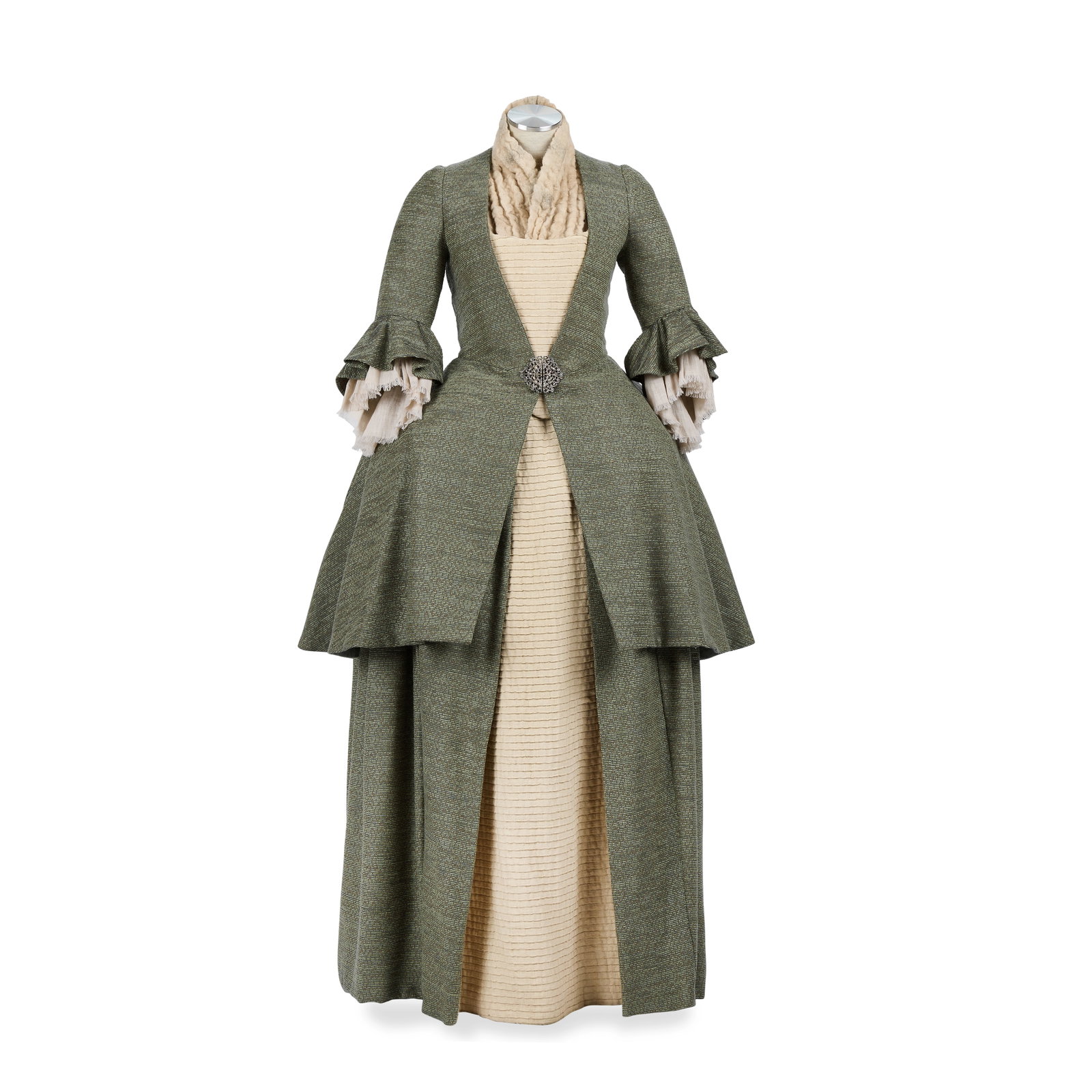 A sage green dress, worn by Geillis Season 1, Episode 4, 'The Gathering' 4 (1 of 1)