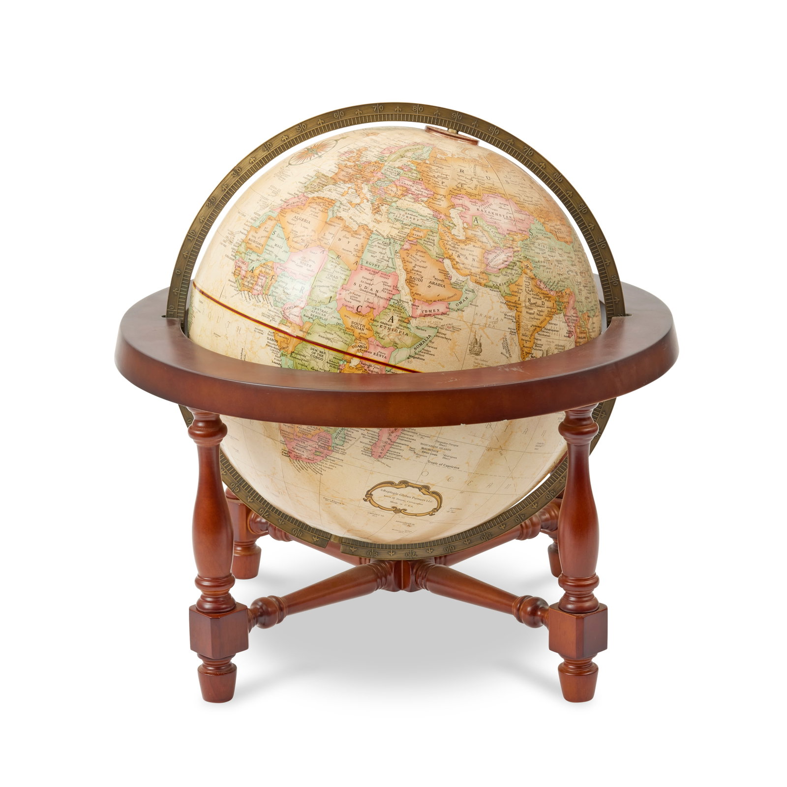 A 12-inch diameter rotating globe made by Replogle Season 2, Episode 5, 'Untimely Resurrection' (1 of 1)